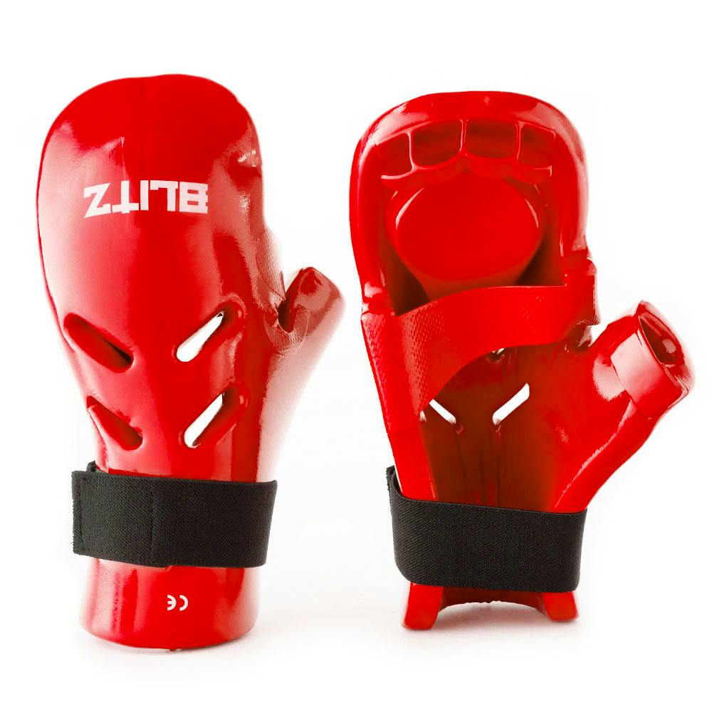 Blitz Dipped Foam Gloves - Red - XX-Small