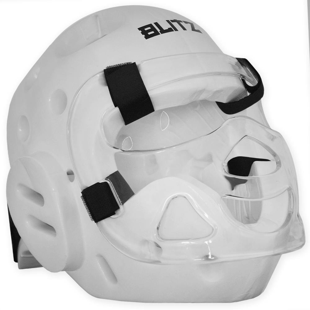 Blitz Dipped Foam Head Guard With Face Shield