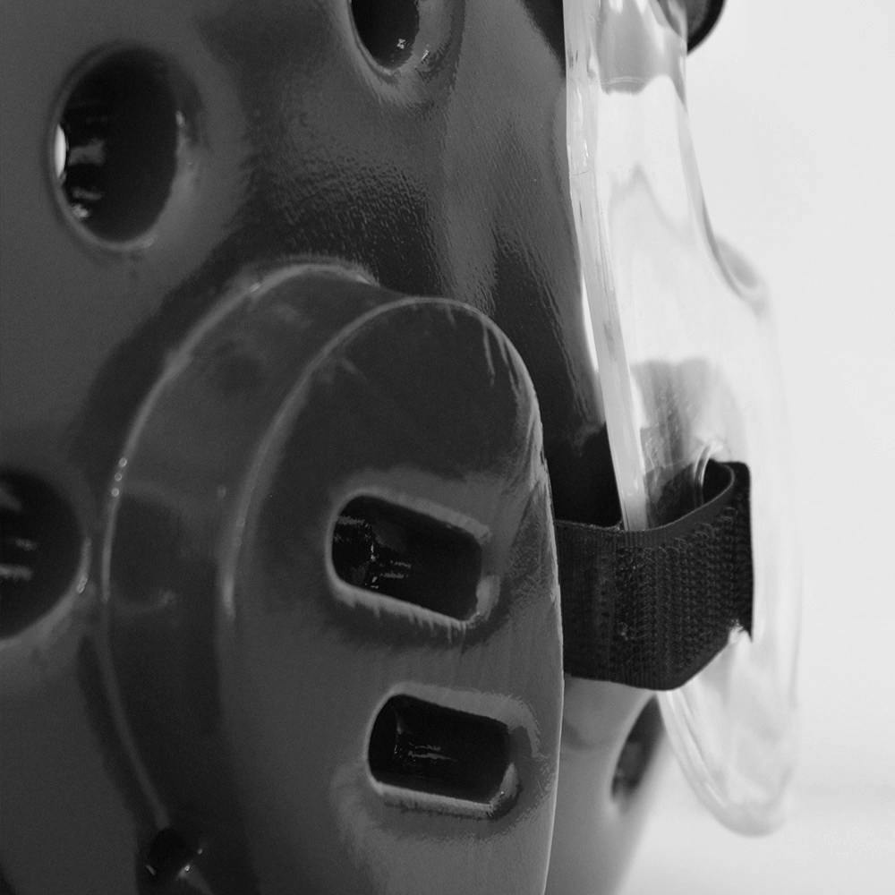 Blitz Dipped Foam Head Guard With Face Shield
