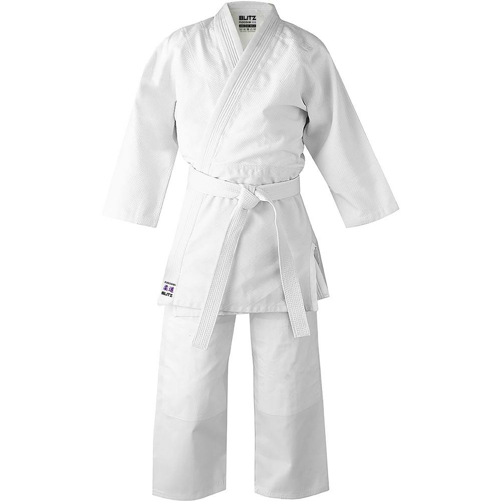 Blitz Fudoshin Judo Gi - 550g - White - 6/190cm