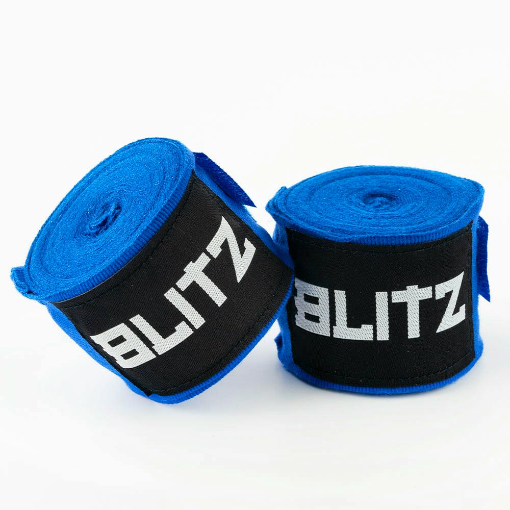 Blitz Hand Wraps - Blue - 180 Inch