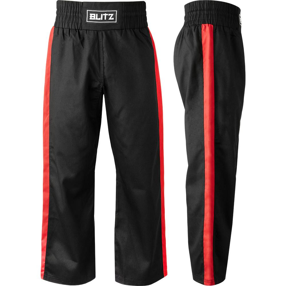 Blitz Kids Club Contact Trousers - Black / Red - 1/140cm
