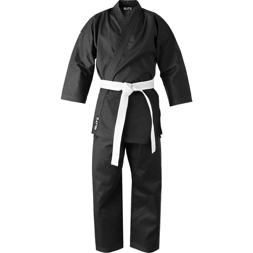 Blitz Kids Student Karate Gi - 7oz - Black - 0000/100cm