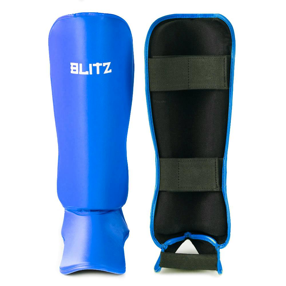 Blitz Nitro Shin Guards - Blue - Small / Medium
