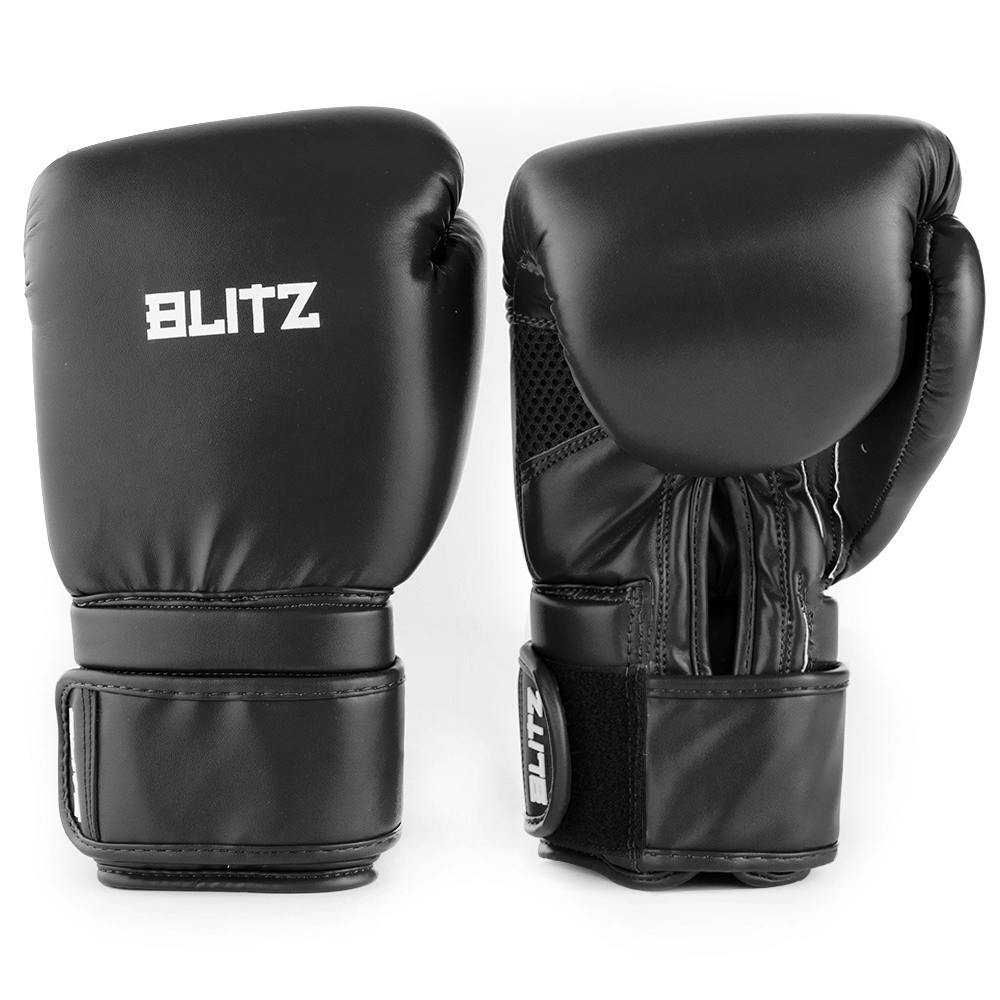 Blitz Omega Boxing Gloves - Black - 16oz