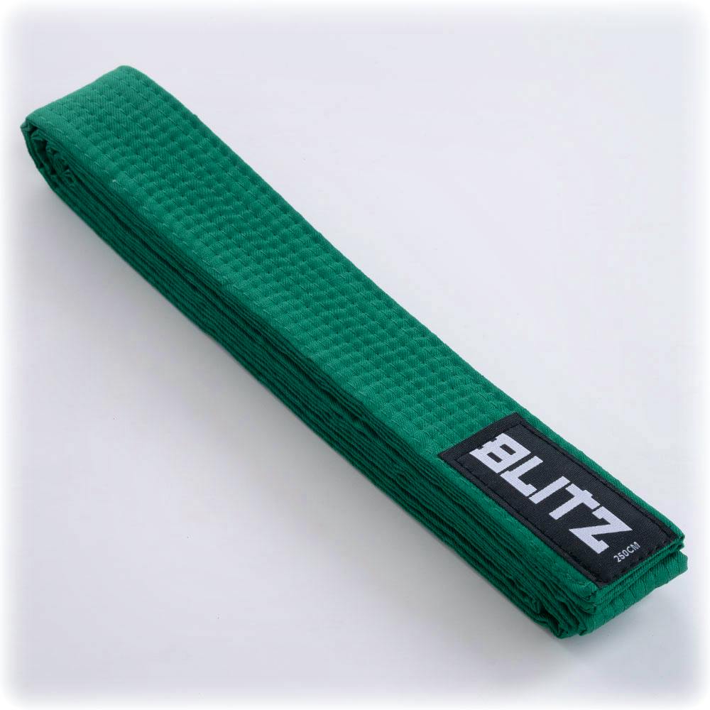 Blitz Plain Coloured Belt - Green - 280cm