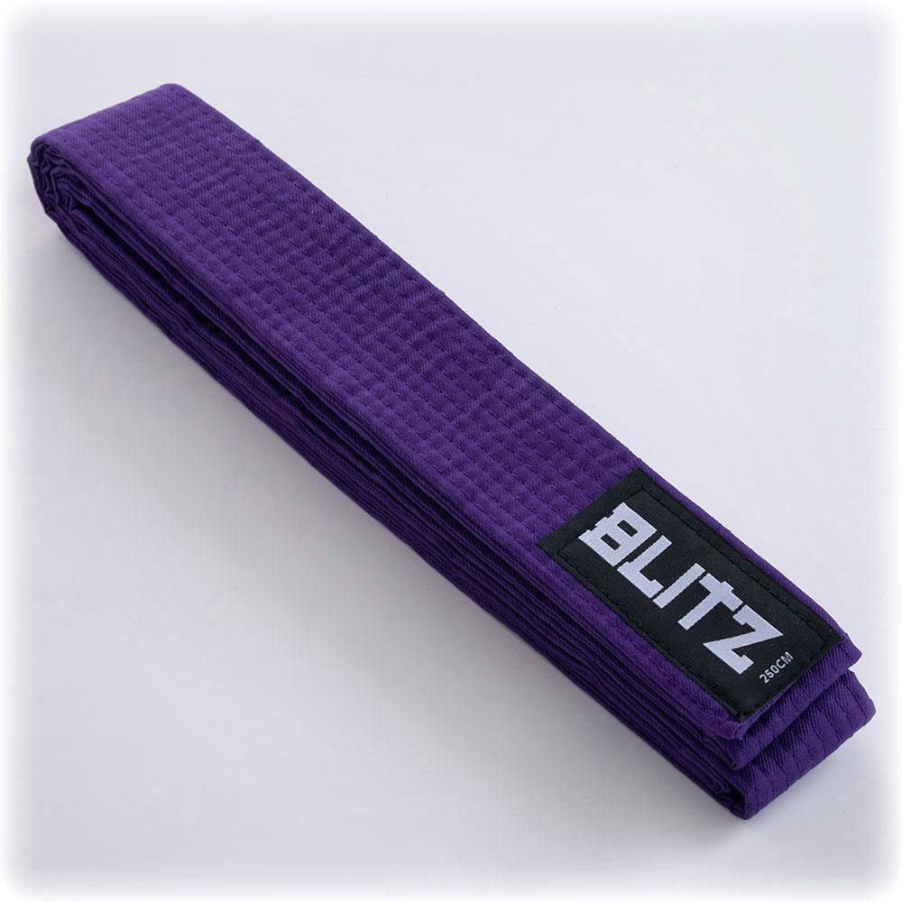 Blitz Plain Coloured Belt - Purple - 280cm