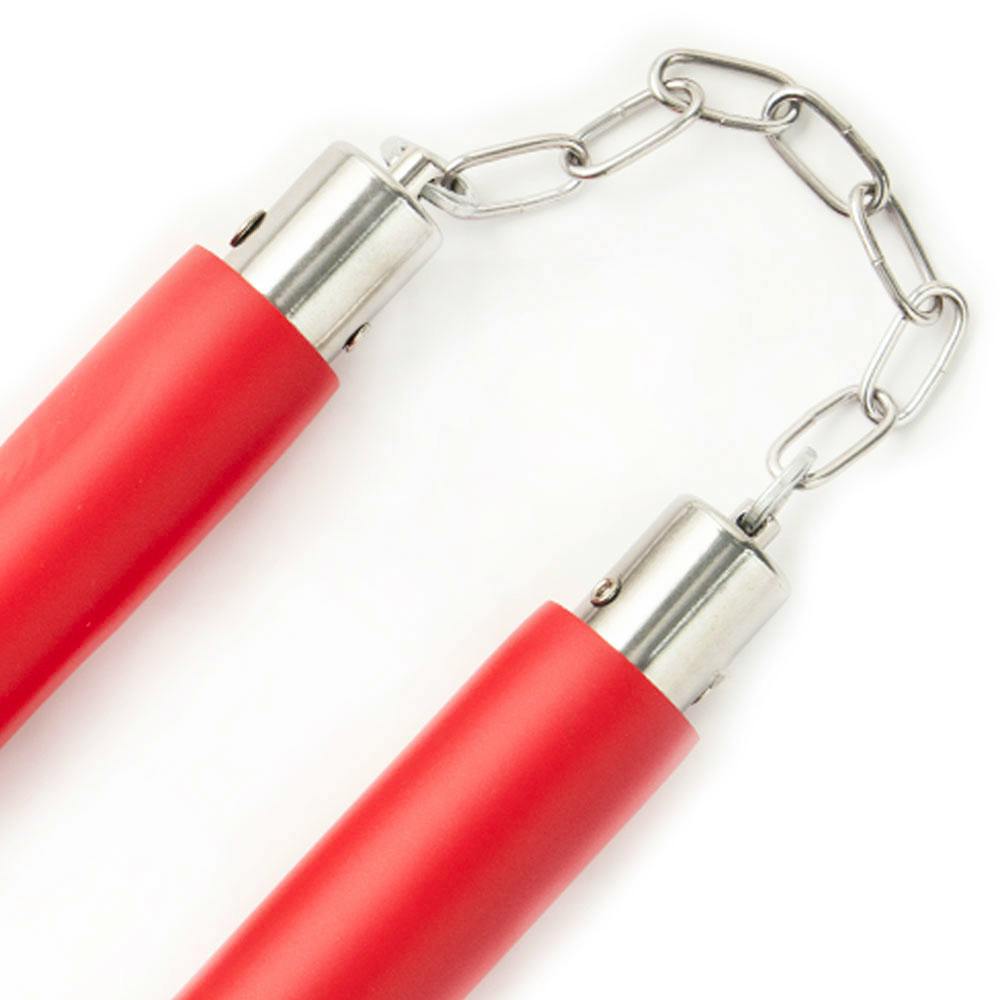 Blitz Red Foam Ball Bearing Nunchaku
