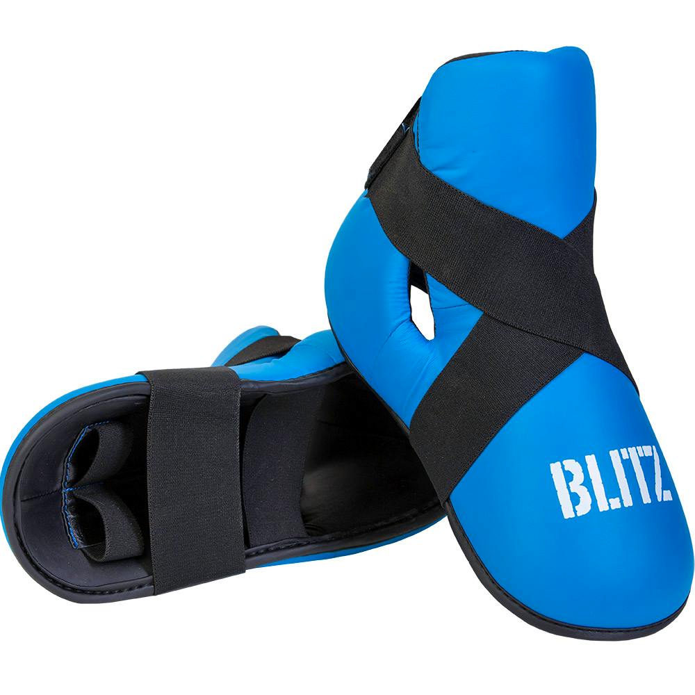 Blitz Semi Contact Foot Protector - Blue - X-Large