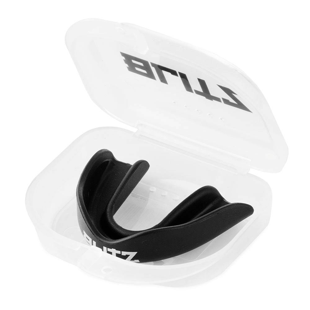 Blitz Single Layer Mouth Guard - Black - Senior