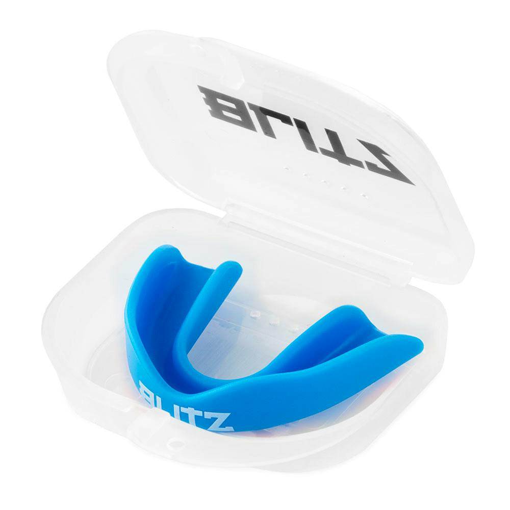 Blitz Single Layer Mouth Guard - Blue - Senior