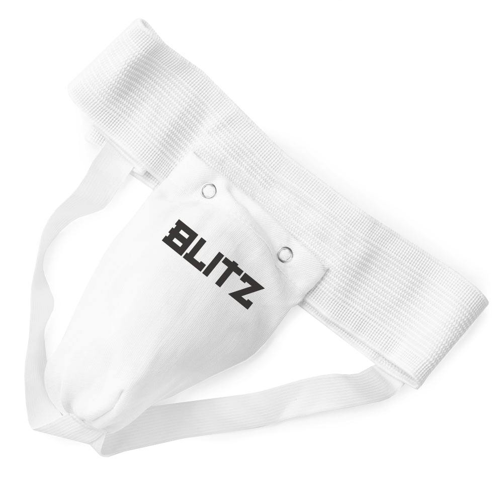 Blitz Standard Male Groin Guard - White - Junior