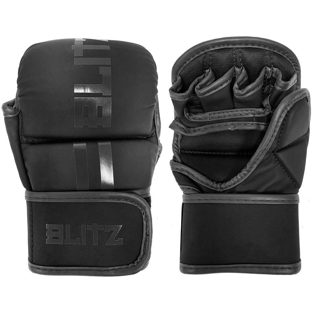 Blitz Titan Sparring Gloves - Black / Black - Small / Medium