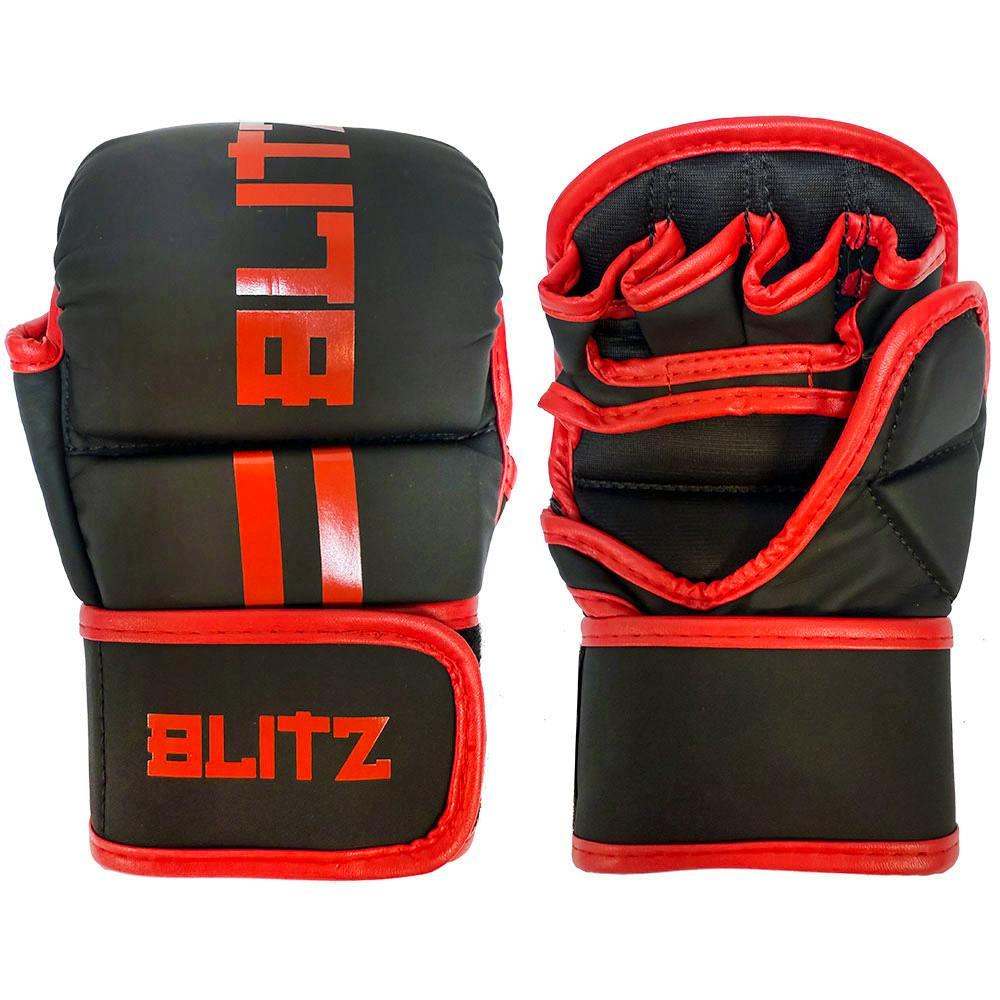 Blitz Titan Sparring Gloves - Black / Red - Large / X-Large