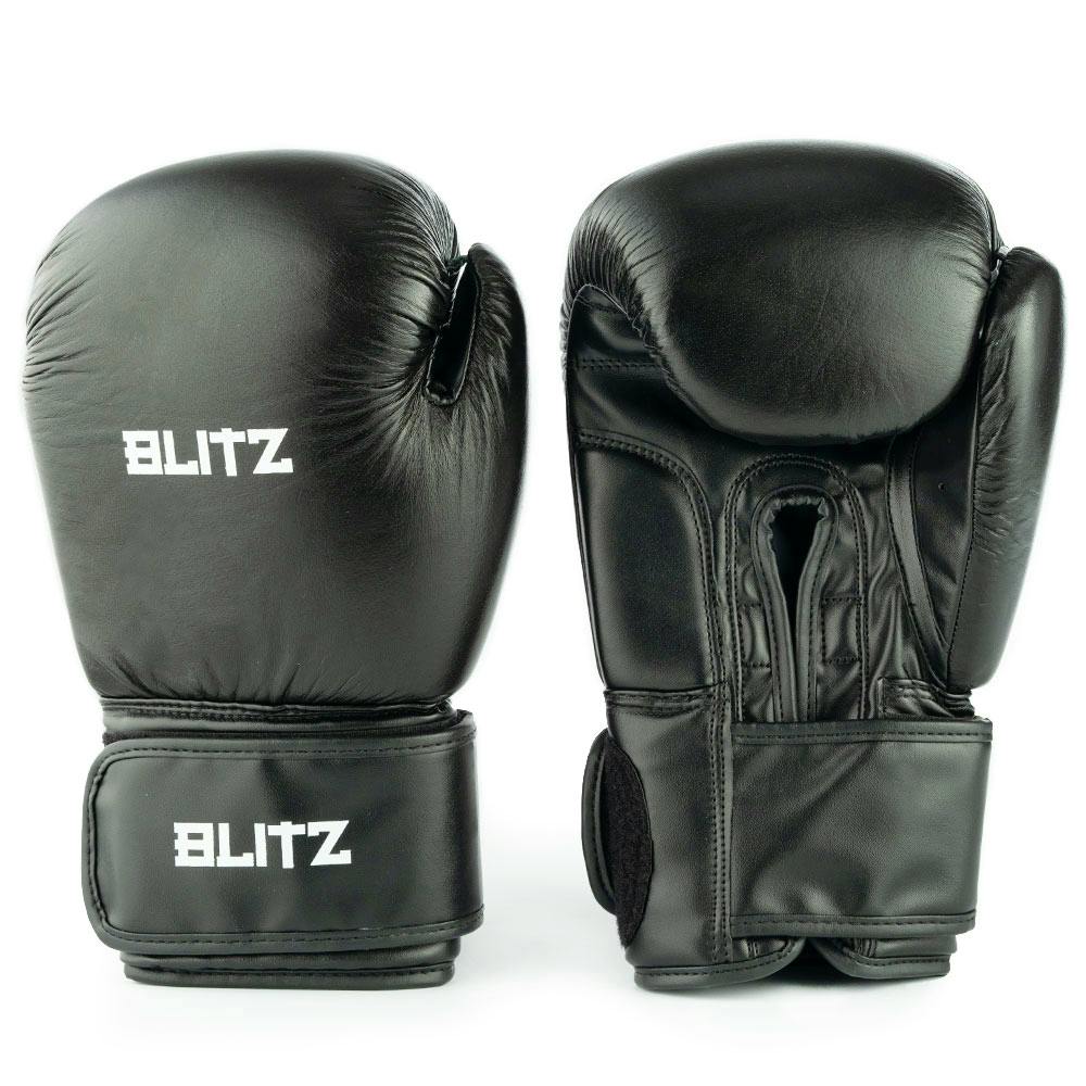 Blitz Training Boxing Gloves - Black - 14oz