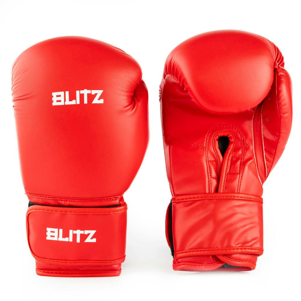 Blitz Training Boxing Gloves - Red - 14oz