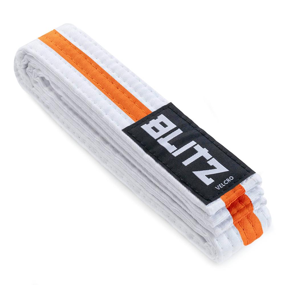 Blitz Velcro Belt - White / Orange