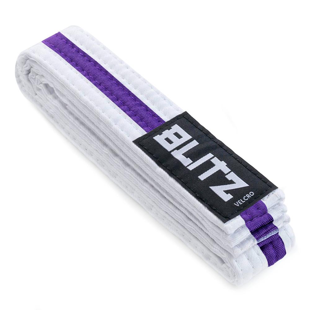 Blitz Velcro Belt - White / Purple