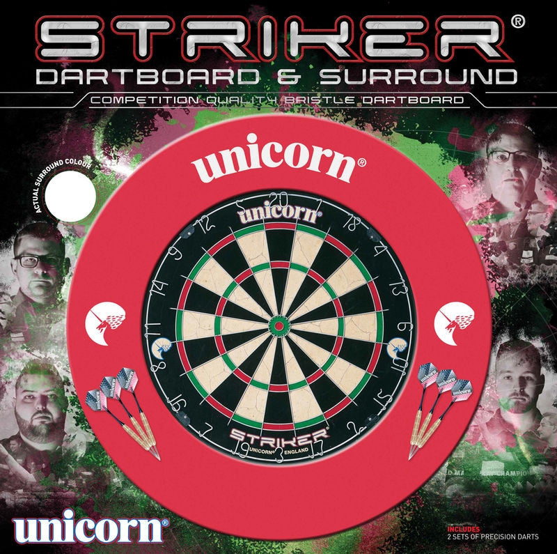 Unicorn Striker Dartboard and Surround