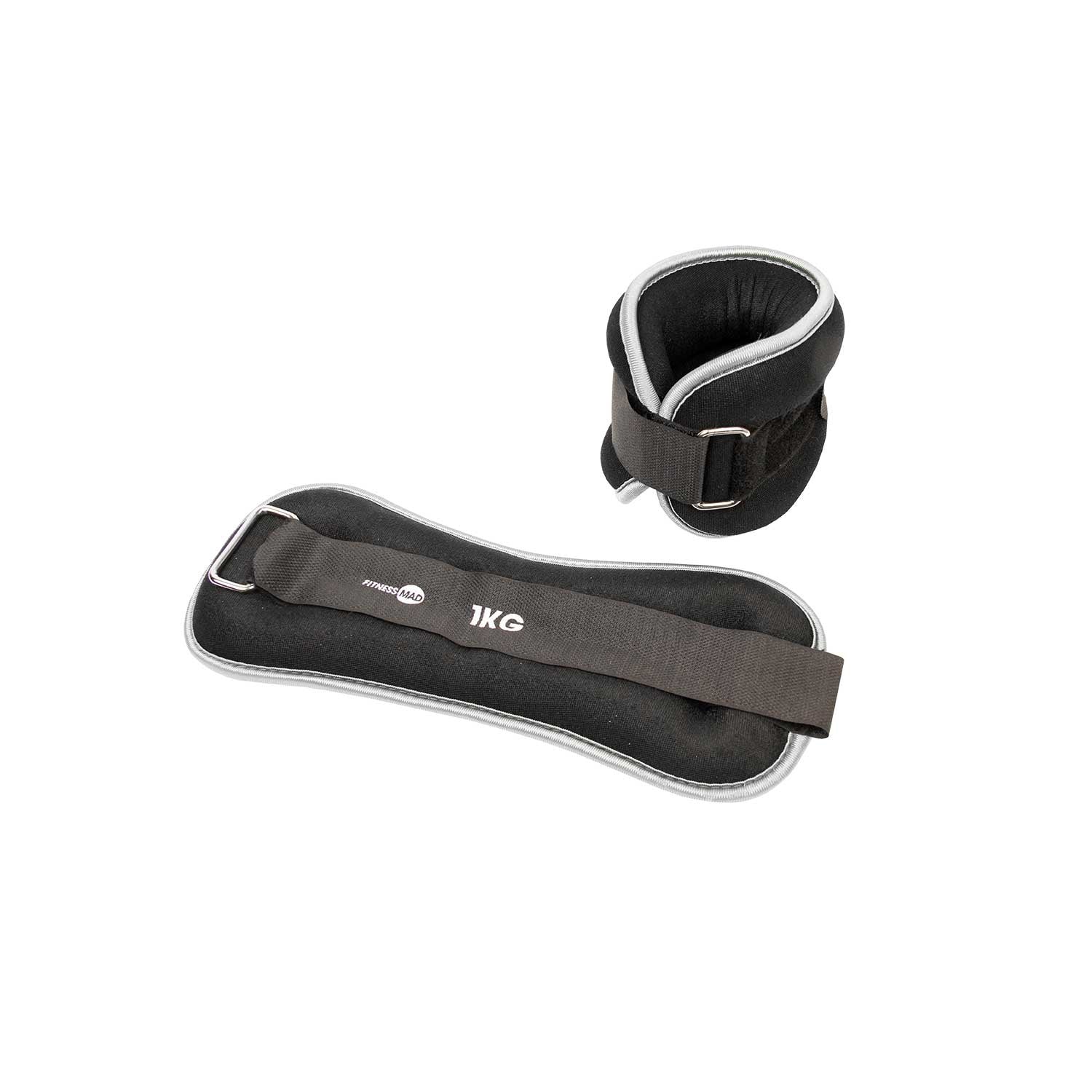 Neoprene Wrist & Ankle Weights - 2 x 1kg