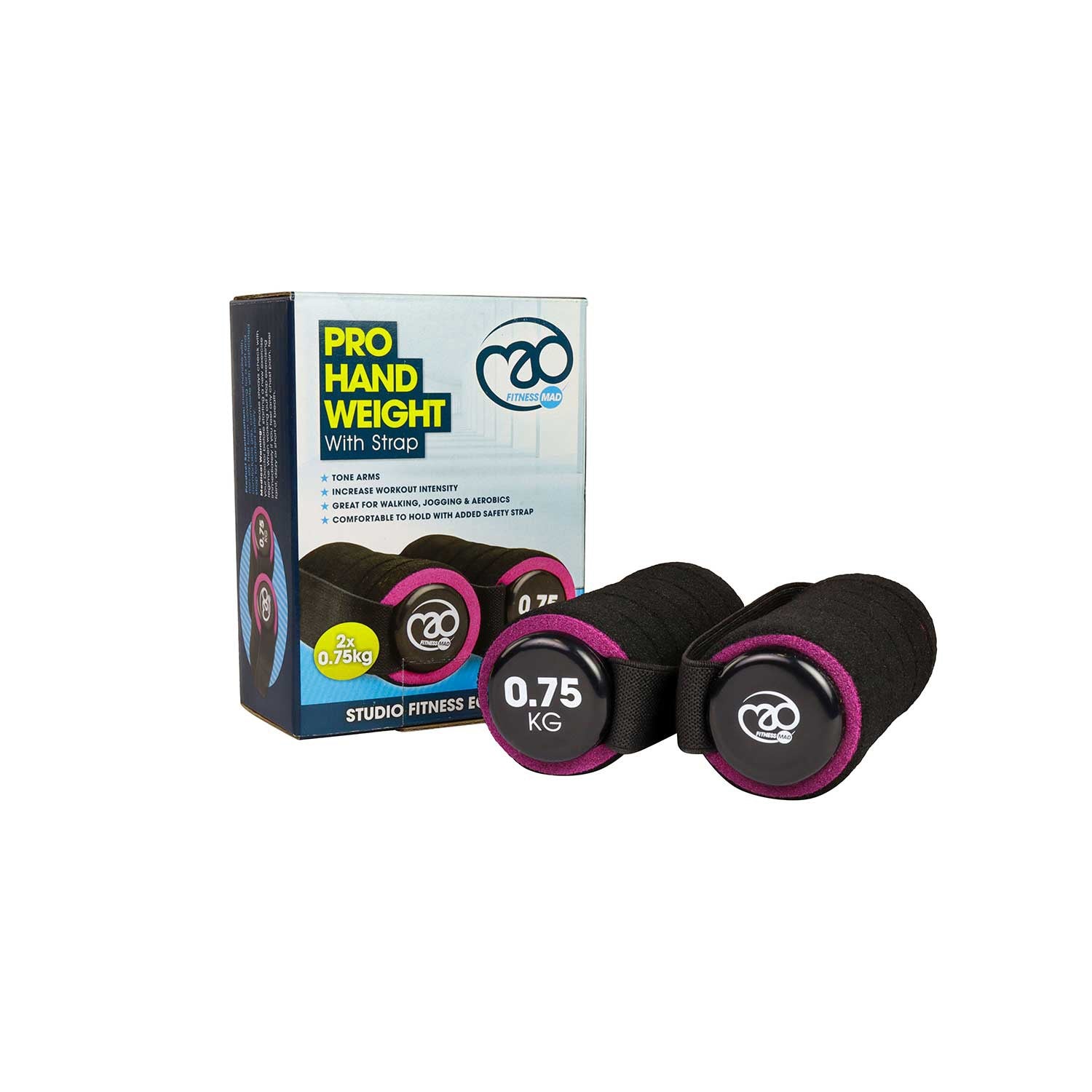 Pro Hand Weights 0.75kg - Purple (Pair)
