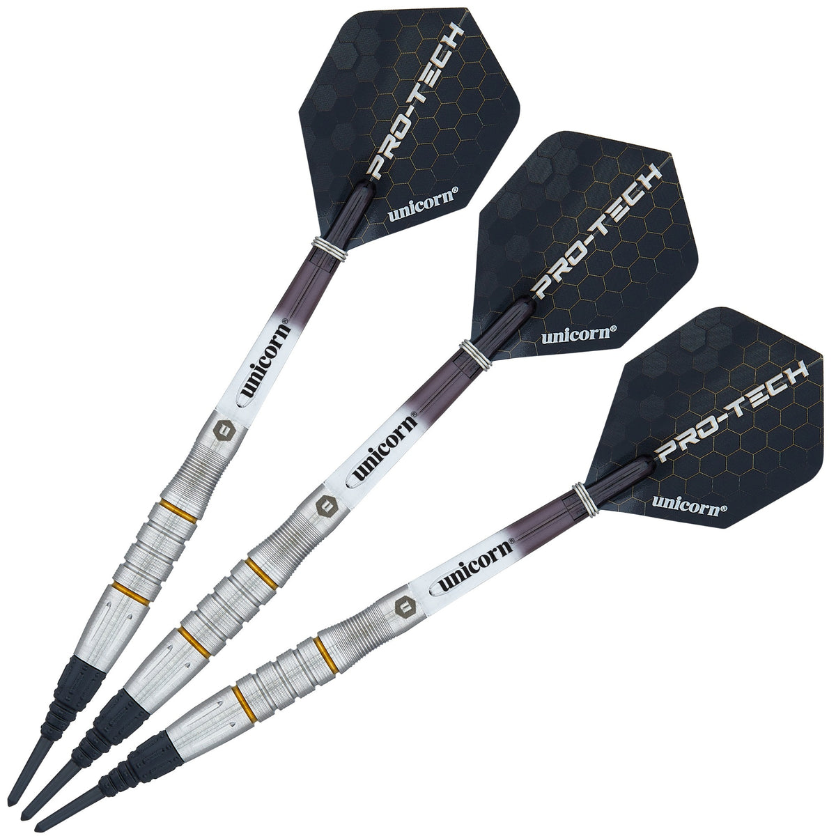 Unicorn Pro-Tech Style 5 Soft Tip Dart Set - 70% Tungsten