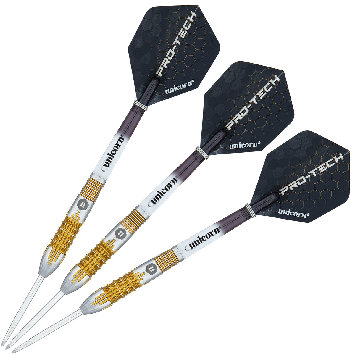 Unicorn Pro-Tech Style 1 Steel Tip Dart Set - 90% Tungsten