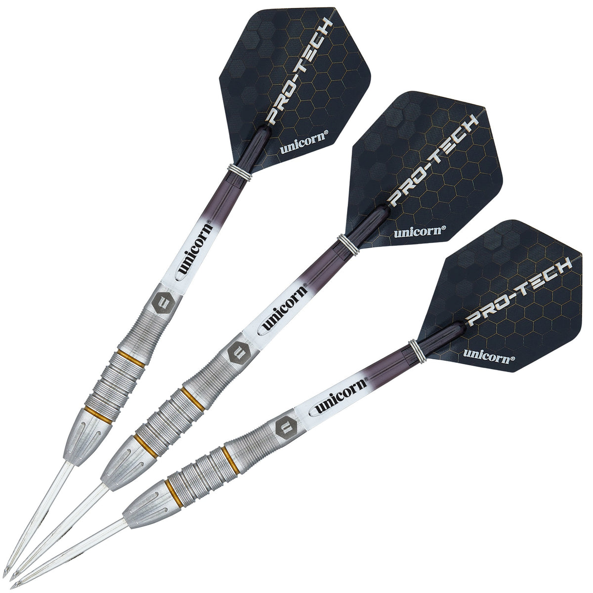 Unicorn Pro-Tech Style 5 Steel Tip Dart Set - 90% Tungsten