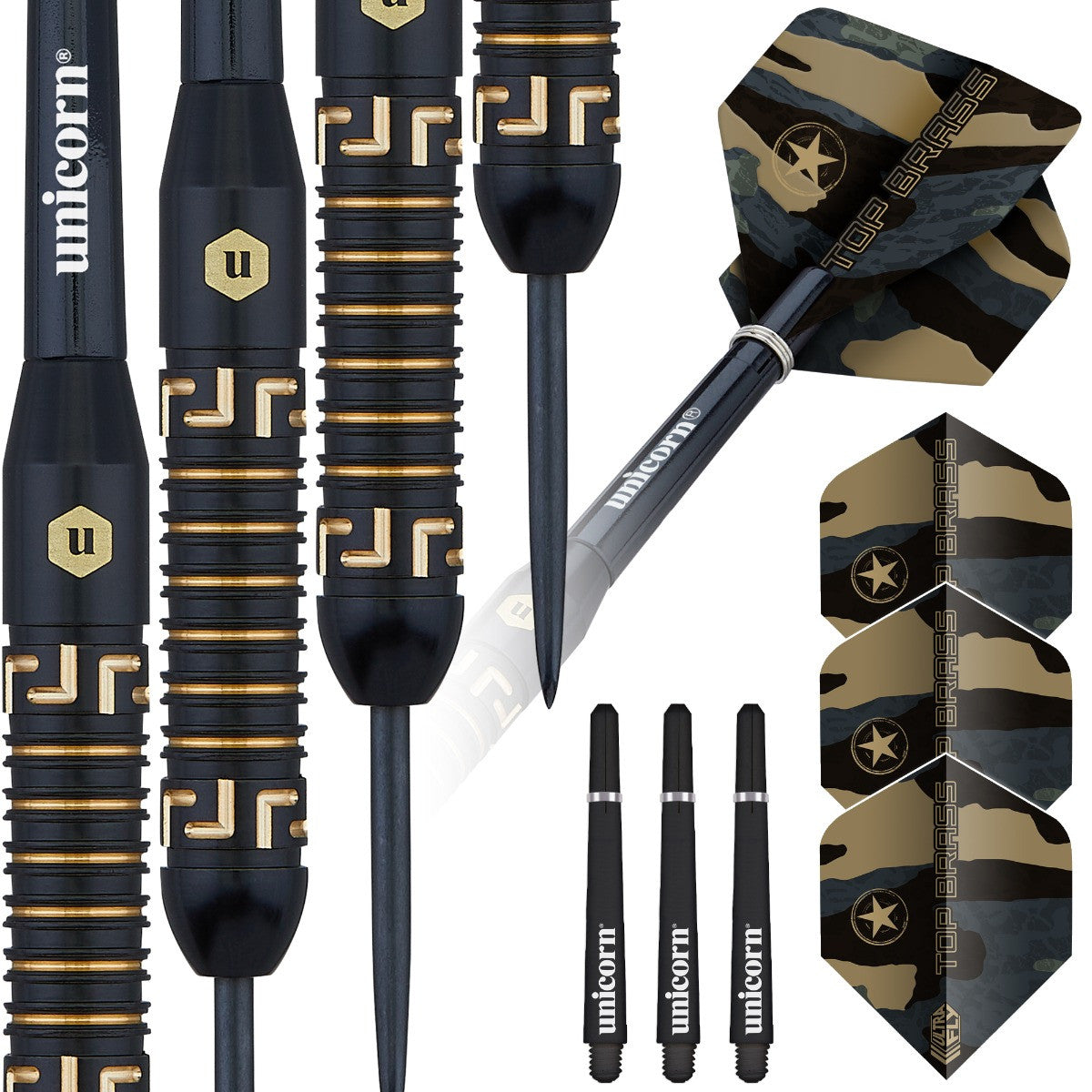 Unicorn Top Brass Style 1 Darts - 20g