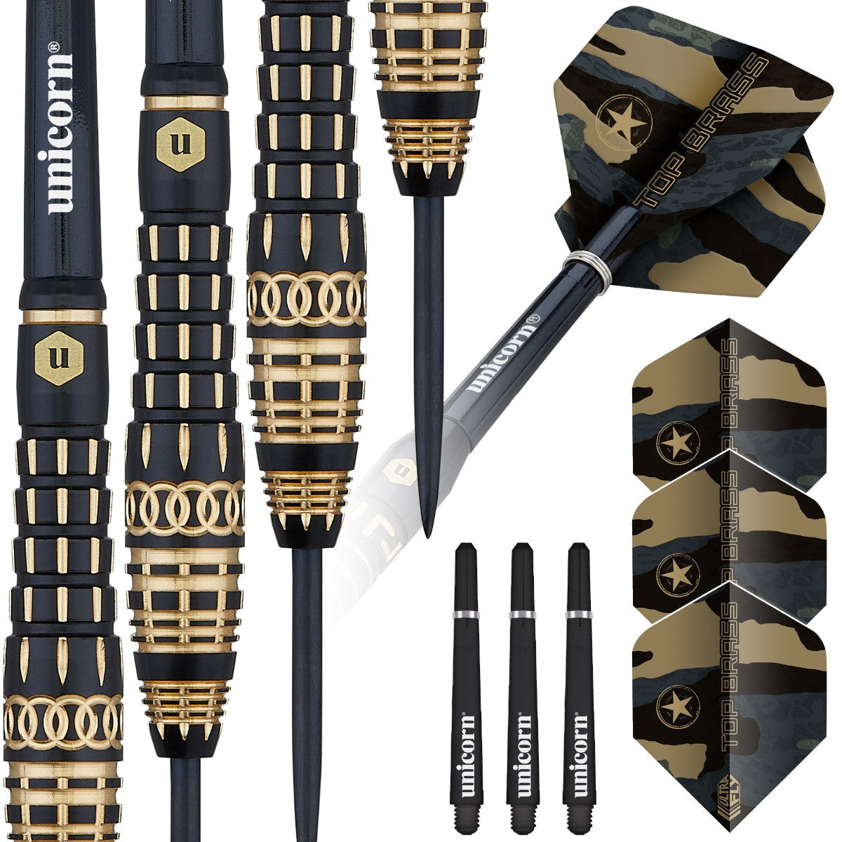 Unicorn Top Brass Style 4 Darts - 20g