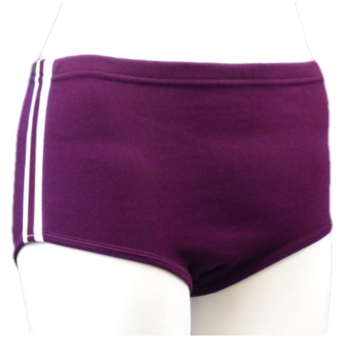 Athletic Briefs Maroon/White