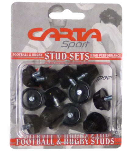 Rubber Football Studs (Blister Pack Of 12)