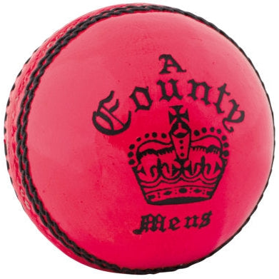Readers Cricket Ball County Crown Pink