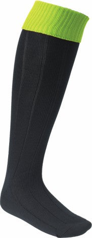 Football Socks Black/Fluo Lime TOT