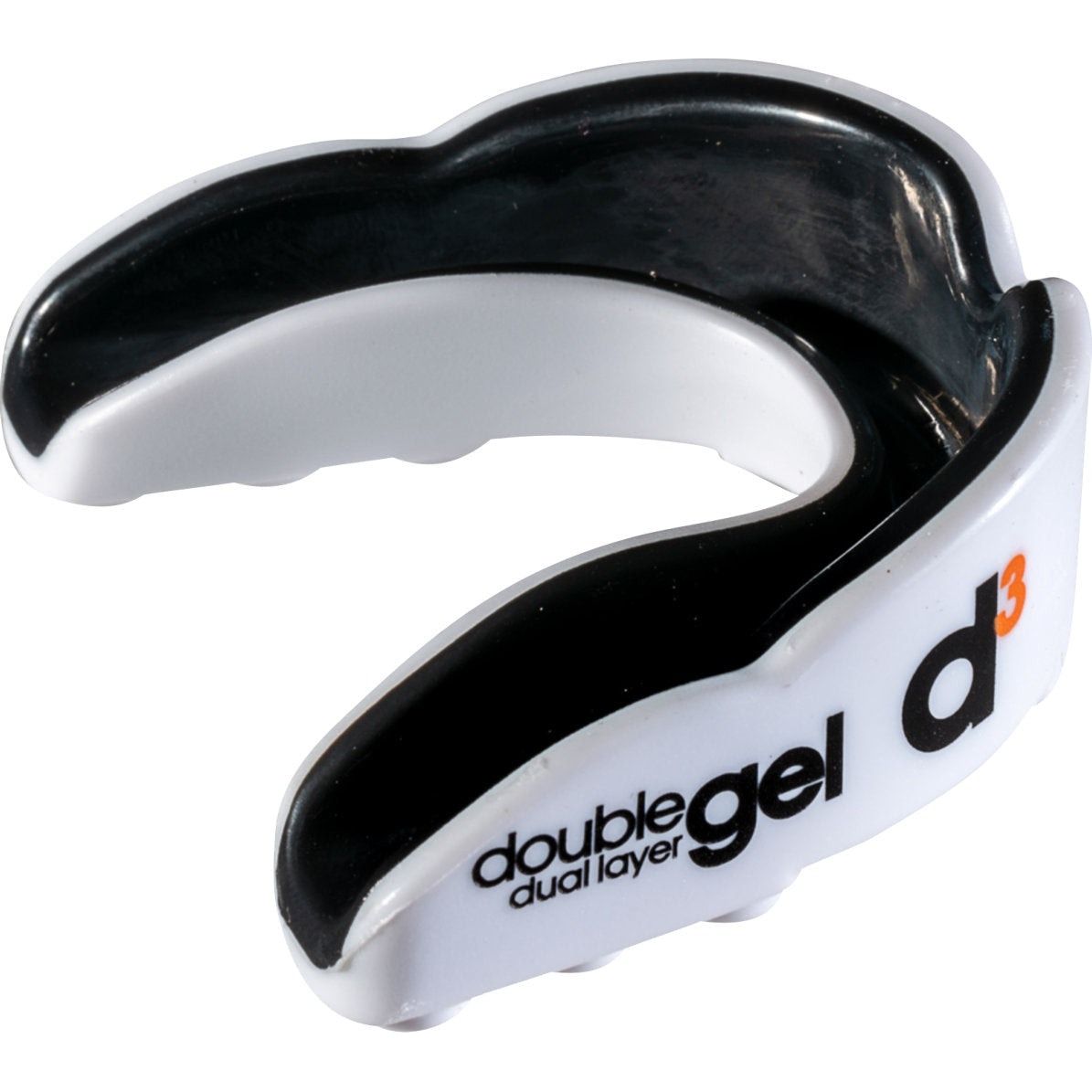D3tape Mouthguard White / Black Adults