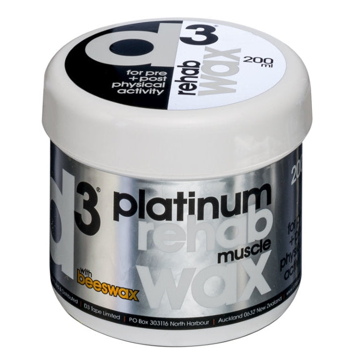 D3tape Silver Platinum Rehab Wax 200g