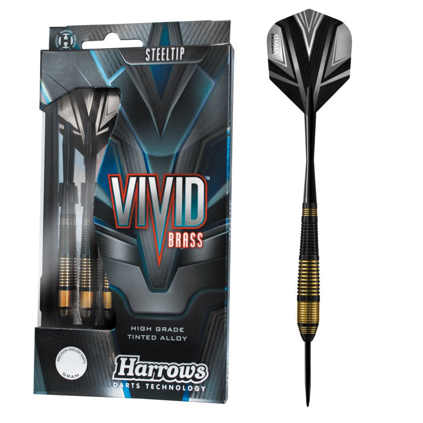 Harrows Darts Vivid Black Brass
