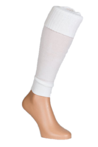 Football Leg Socks White (7-11) Large