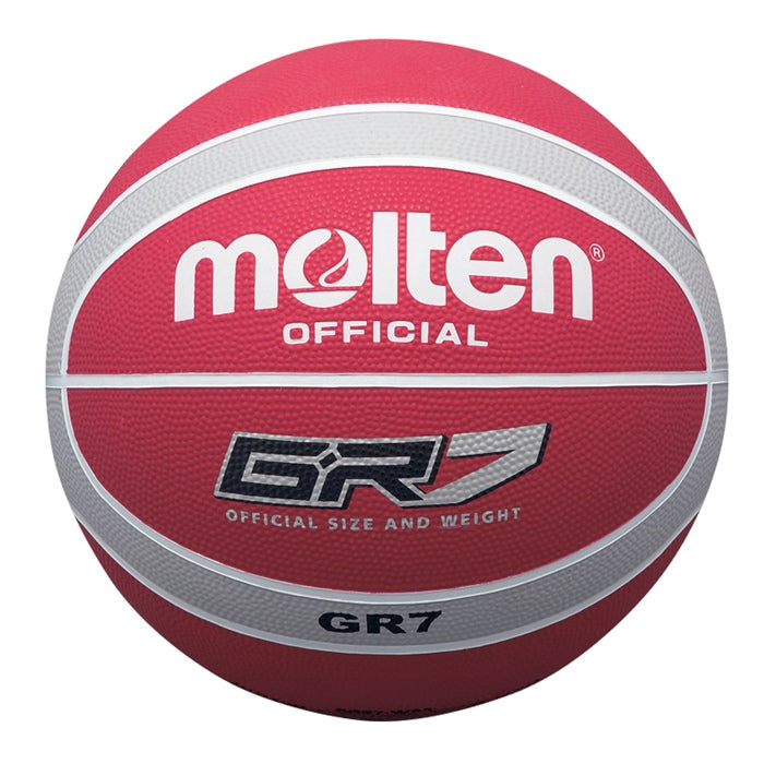 Molten Basketball Red/Silver Grey