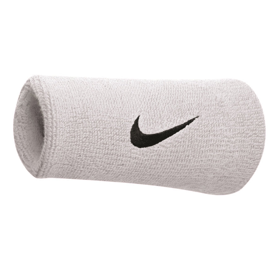 Nike Wristband Swoosh Jumbo White / Black