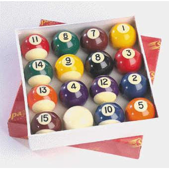 2'' Pool Ball Set Spots And Stripes