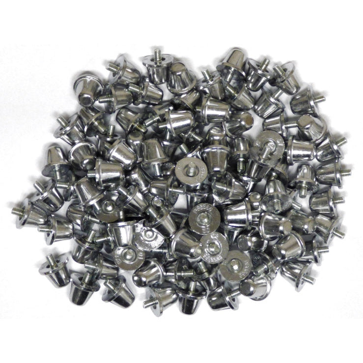 Aluminium Rugby Studs (In 100's) 18mm - Silver