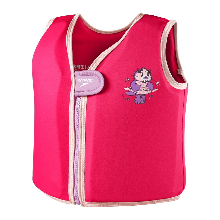 Speedo Sea Squad Swim Vest Otter Pink