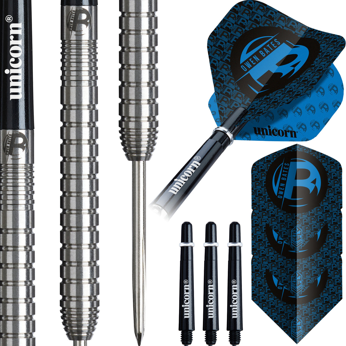 Unicorn Owen Bates Steel Tip Dart - 24g