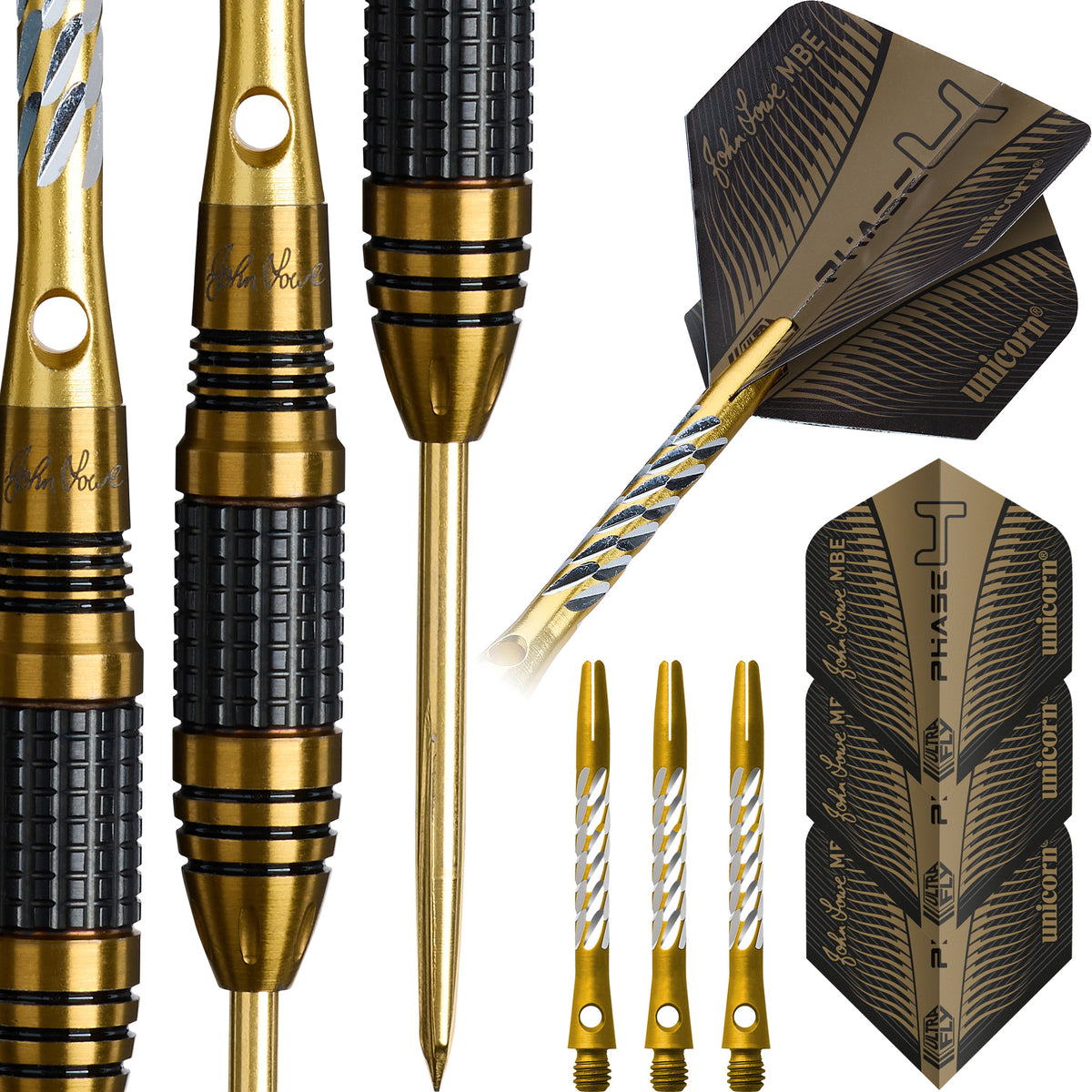 Unicorn John Lowe Phase 4 Steel Tip Dart 90% Tungsten