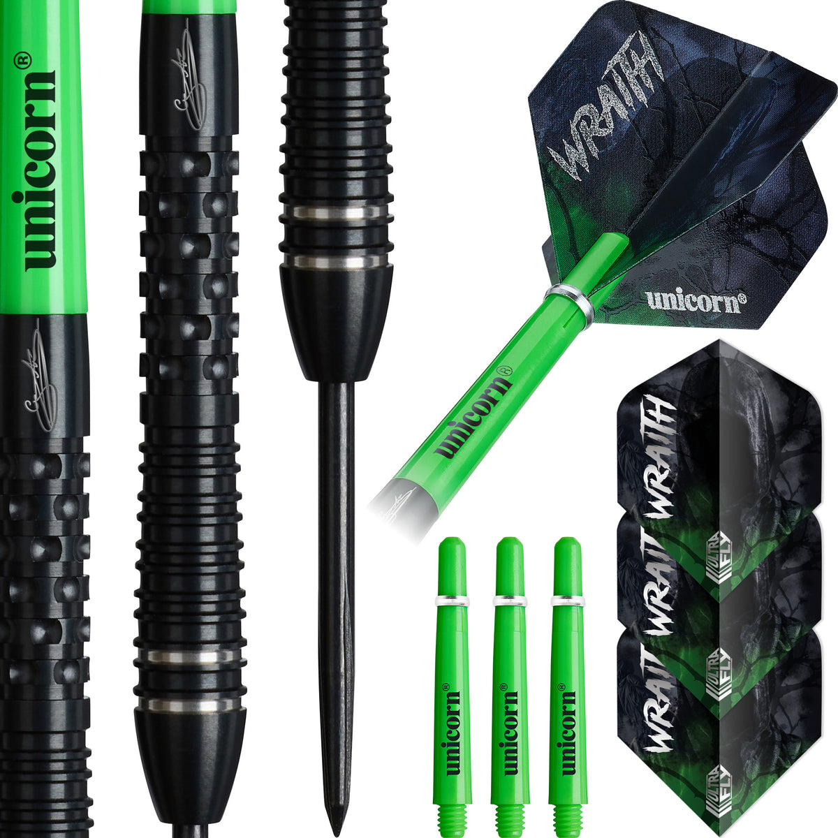 Unicorn Gary Anderson Phase 6 Wraith Steel Tip Dart 90% Tungsten
