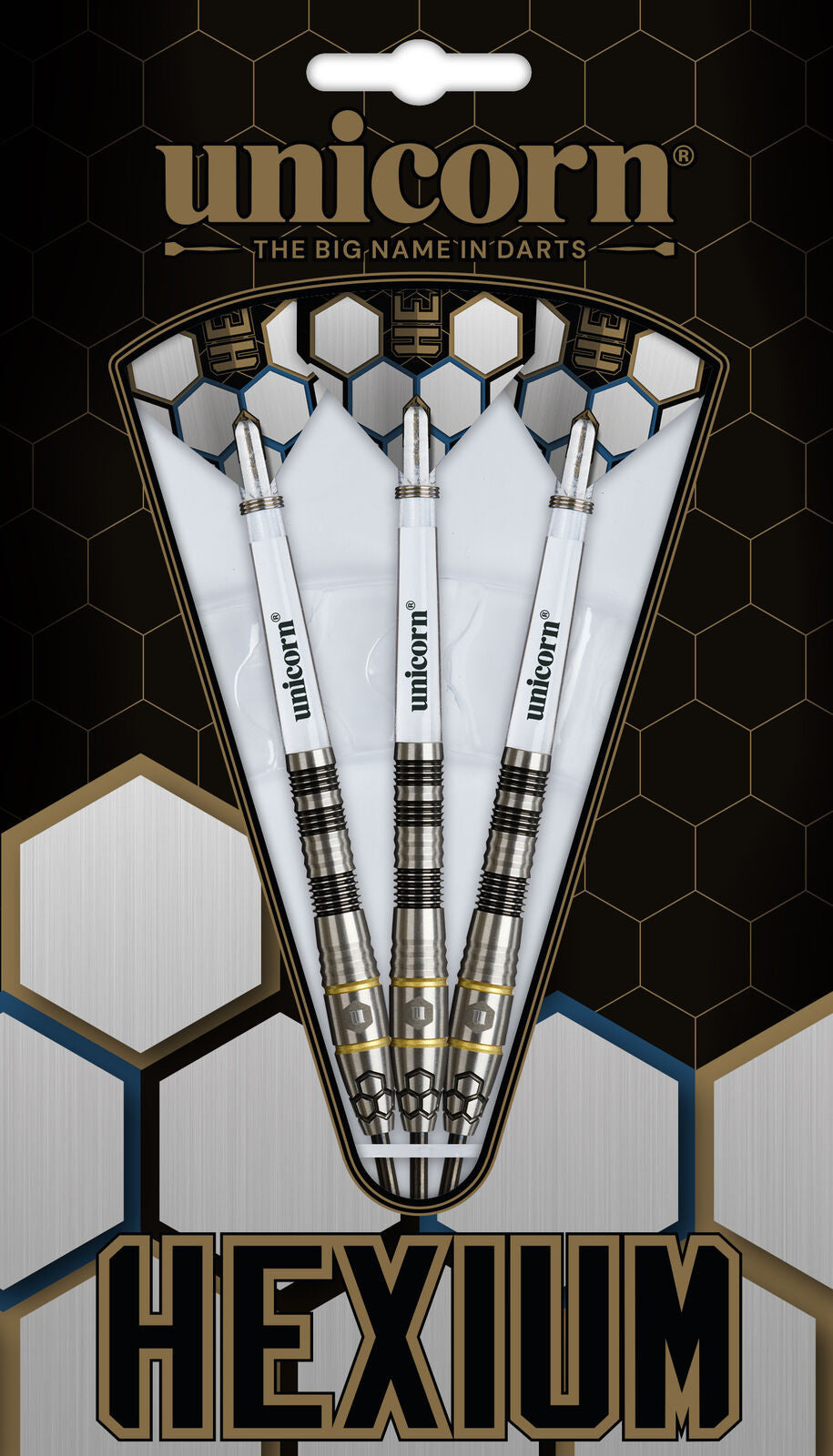 Unicorn Hexium Steel Tip Dart 90% Tungsten - Style 1