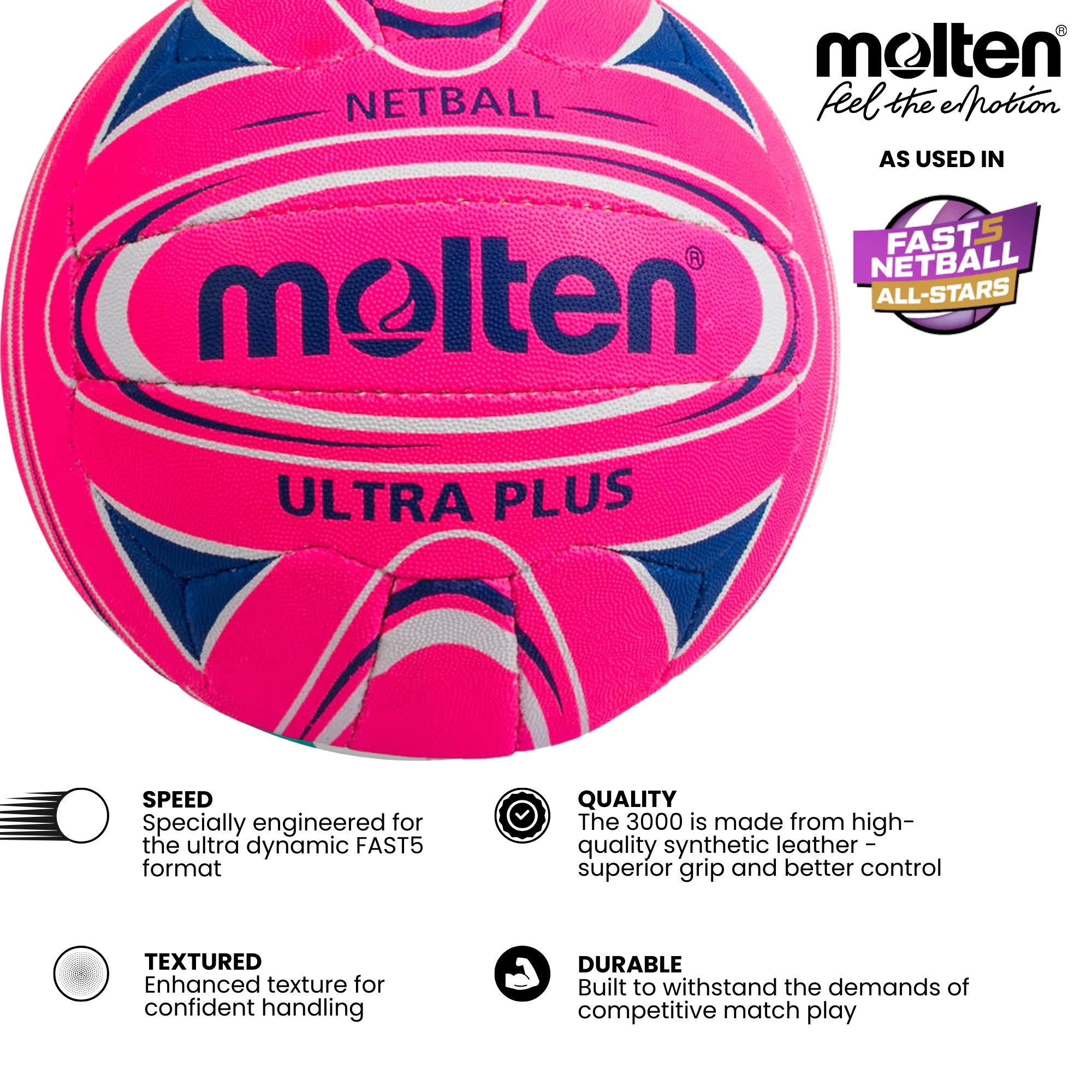Molten Ultra Plus - Fast5 All Stars Netball