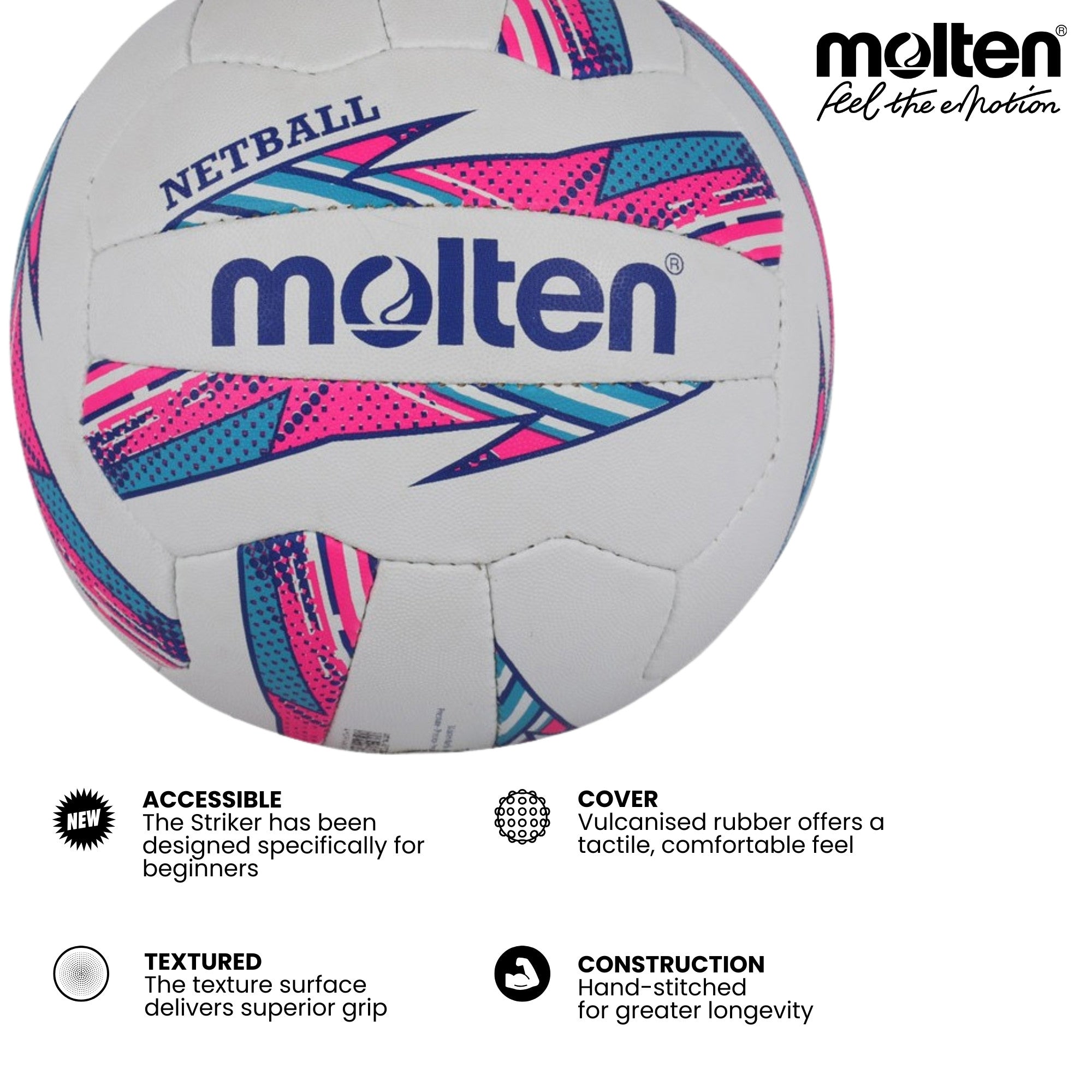 Molten Striker - A Club and Match Level Netball