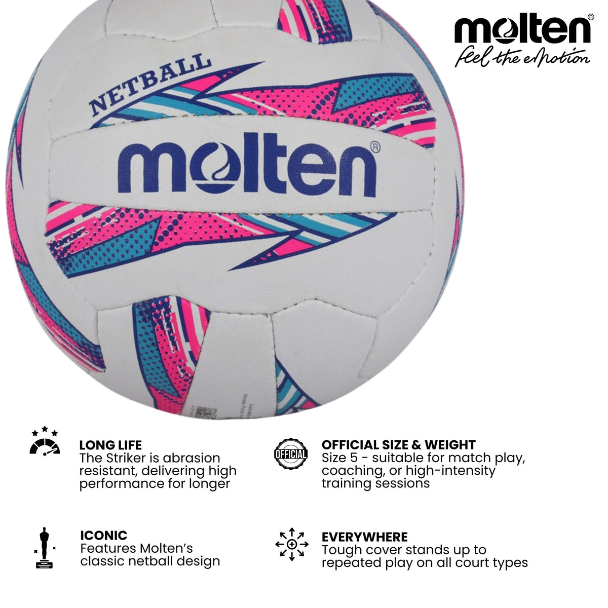 Molten Striker - A Club and Match Level Netball